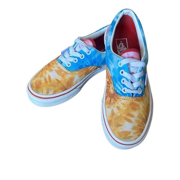 Vans Kid's Tie Dye Block Era Shoes Kids Size 3 - Picture 1 of 12